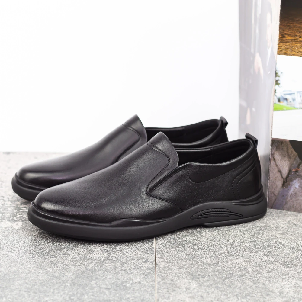 Pantofi barbati din piele naturala w2300 negru | mels