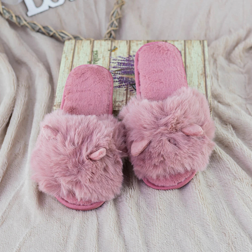 Papuci dama de casa wf-2201 roz fashion