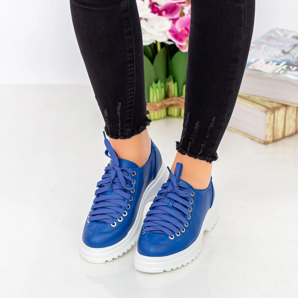 Pantofi casual dama 1466-d2a albastru | hebe