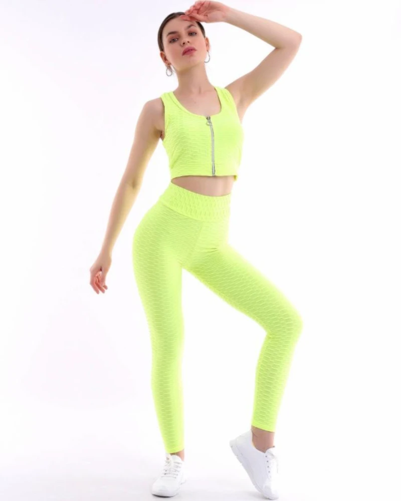 Compleu Dama modelator - colanti si maiou - MYT06 Verde Fluorescent | Fashion