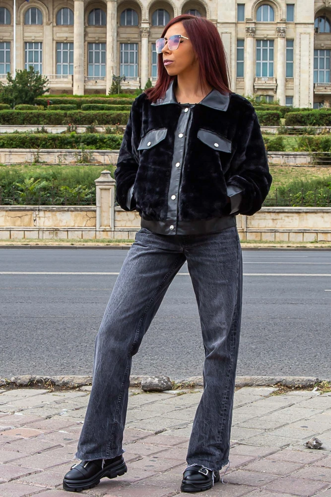 Jacheta dama 21-20 negru | fashion
