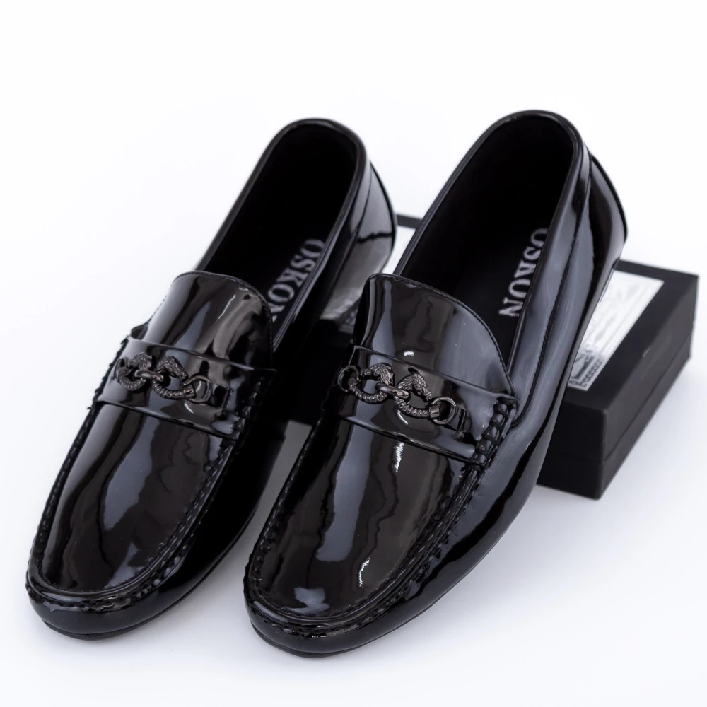 Pantofi barbati 1a01-1 negru | oskon