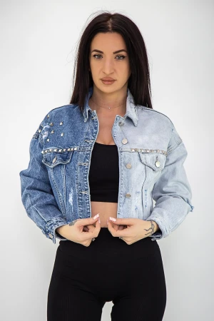 Jacheta Dama Q1518 Albastru Fashion
