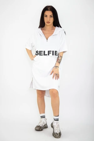 Rochie Dama NG22125 Alb Fashion