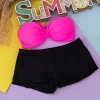 Costum de Baie Dama 2 Piese A2045 Fucsia Meina