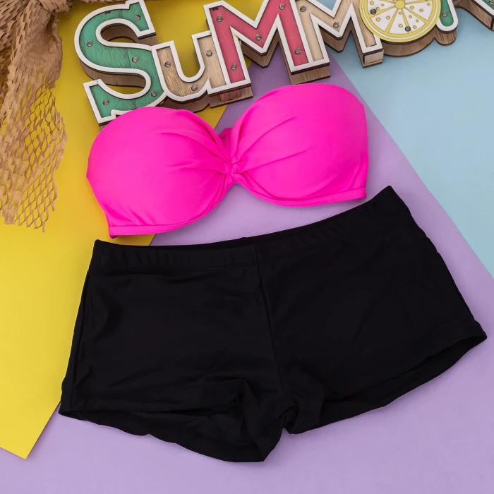 Costum de Baie Dama 2 Piese A2045 Fucsia Meina