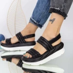 Sandale Dama cu Platforma WL219 Negru » MeiMei.Ro
