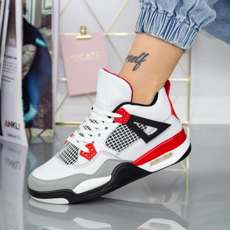 Pantofi Sport Dama W102-3 Rosu Fashion