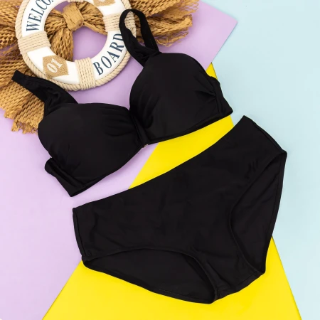 Costum de Baie Dama 2 piese M091 Negru Meina