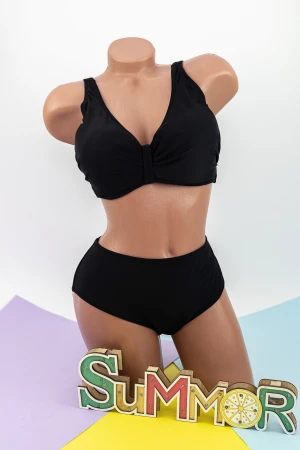 Costum de Baie Dama 2 piese M091 Negru Meina