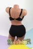 Costum de Baie Dama 2 piese M091 Negru Meina