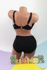 Costum de Baie Dama 2 piese M091 Negru Meina