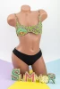 Costum de Baie Dama 2 piese L12 Verde Neon Meina