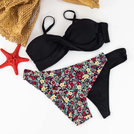 Costum de Baie Dama 3 Piese F09 Negru Meina