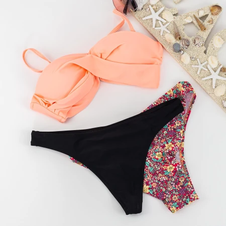 Costum de Baie Dama 3 Piese F09 Somon Meina
