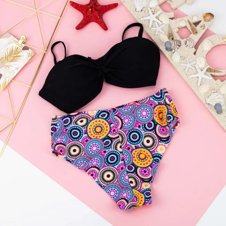 Costum de Baie Dama 2 Piese M096 Negru Meina