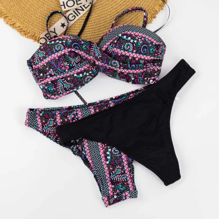 Costum de Baie Dama 3 Piese MM028 Negru Meina