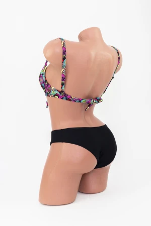 Costum de Baie Dama 2 piese M202022 Negru Meina