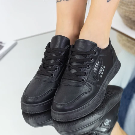 Pantofi Sport Dama A70 Negru Fashion