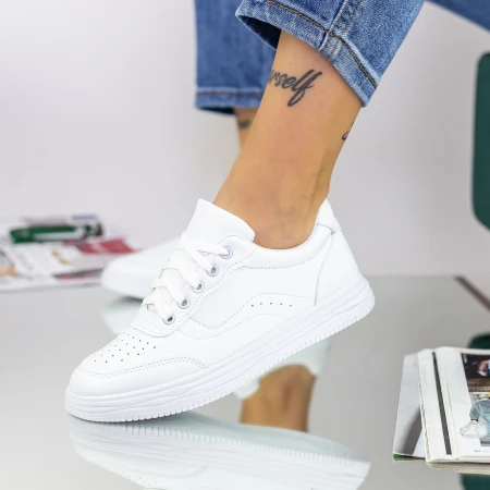 Pantofi Sport Dama 937 Alb Fashion