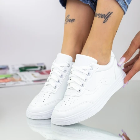 Pantofi Sport Dama 937 Alb Fashion