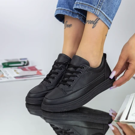 Pantofi Sport Dama 939 Negru Fashion