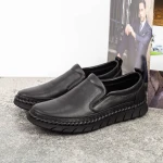 Pantofi Barbati din piele naturala  HT8215 Negru Mels