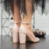 Pantofi cu Toc gros 2YXD50 Bej Mei
