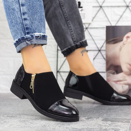 Pantofi Casual Dama 2BQ3 Negru Mei