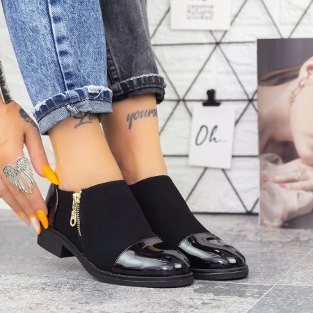 Pantofi Casual Dama 2BQ3 Negru Mei