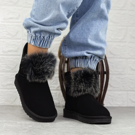 Ghete UG Dama 2N3 Negru-Gri » MeiMei.Ro