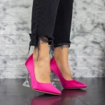 Pantofi cu Toc subtire 2SY16 Fucsia » MeiMei.Ro