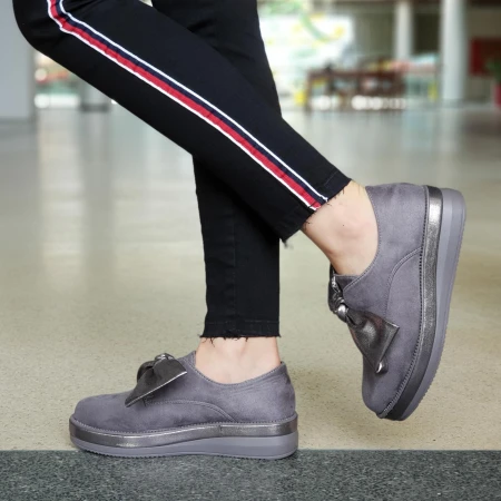 Pantofi Casual Dama YT09 Grey Mei