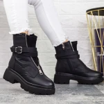 Ghete Dama cu Platforma 2MX513 Negru » MeiMei.Ro
