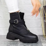 Ghete Dama cu Platforma 2MX513 Negru » MeiMei.Ro