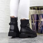 Ghete Dama cu Platforma 2MX513 Negru » MeiMei.Ro