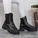 Ghete Dama cu Platforma 2XJ77 Negru » MeiMei.Ro