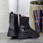 Ghete Dama cu Platforma 2XJ77 Negru » MeiMei.Ro