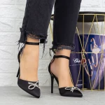 Pantofi Stiletto KV60 Negru » MeiMei.Ro