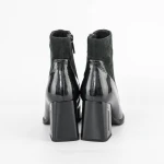 Botine Dama cu toc gros K9191-1B Verde » MeiMei.Ro