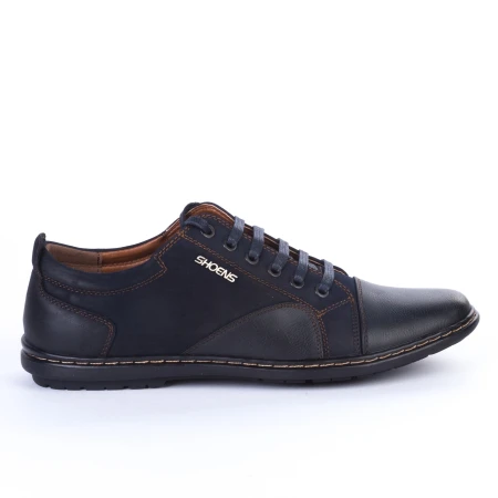 Pantofi Casual Barbati 30-1D Blue Renda