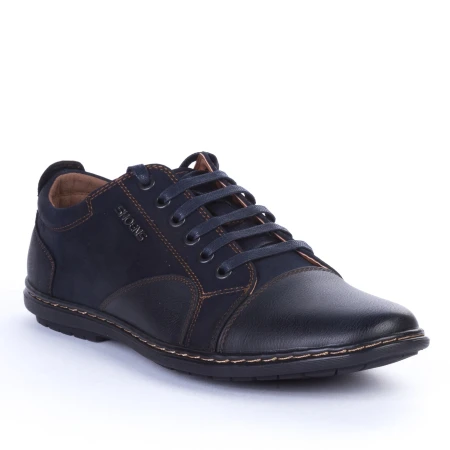 Pantofi Casual Barbati 30-1D Blue Renda