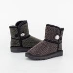 Ghete UG Dama 2W325 Negru-Guncolor » MeiMei.Ro