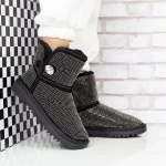 Ghete UG Dama 2W325 Negru-Guncolor » MeiMei.Ro