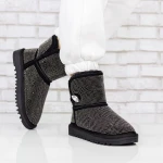Ghete UG Dama 2W325 Negru-Guncolor » MeiMei.Ro