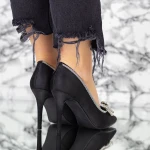 Pantofi Stiletto 2XKK585 Negru » MeiMei.Ro