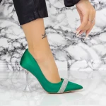 Pantofi Stiletto 2SY18 Verde » MeiMei.Ro