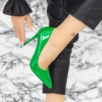 Pantofi Stiletto 2YZ1 Verde » MeiMei.Ro