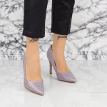 Pantofi Stiletto 2YZ5 Mov » MeiMei.Ro