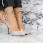 Pantofi Stiletto 2XKK6 Argintiu » MeiMei.Ro